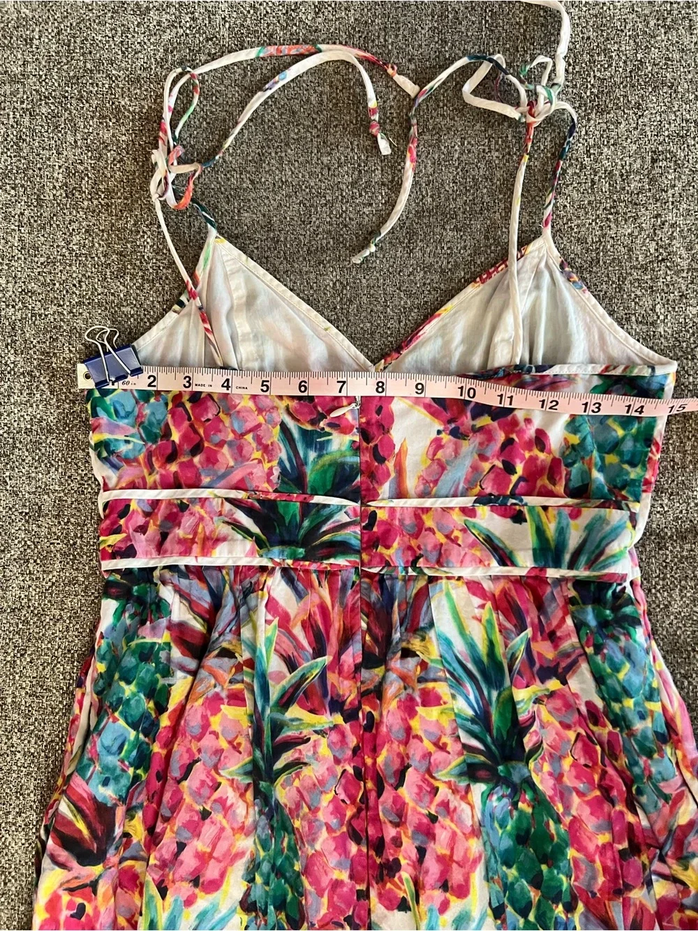 J. Crew Pastel Watercolor Slip Dress in Pink, Green & Blue
